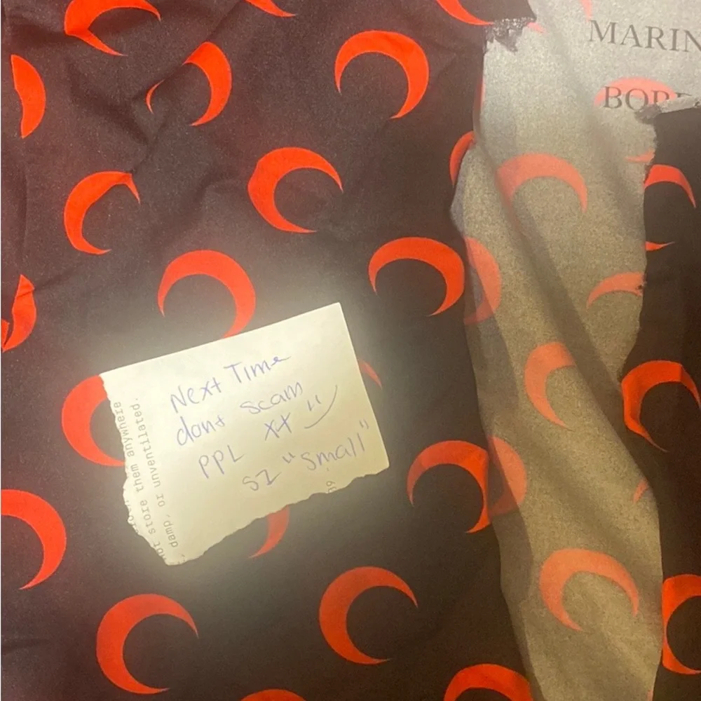 Marine Serre Buyer ruined my shirt deliberately due to it being the wrong size - Picture 6 of 16